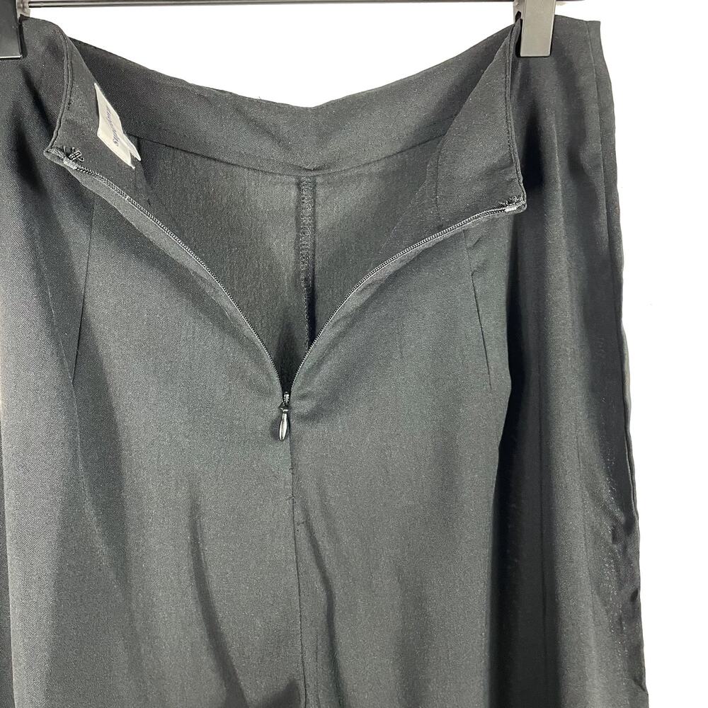 Superdown Brooke Black Wide Leg Pants Cropped High Rise‎ Culottes Women's Sz S - Picture 10 of 12